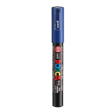 UNI/三菱 POSCA马克笔，蓝色 PC-1M 极细0.7mm（海报广告记号笔）10支/盒 单位：支