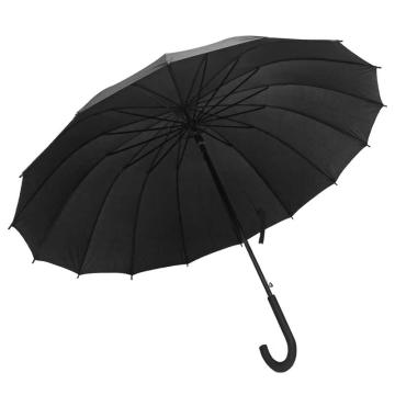SAFEWARE/安赛瑞 黑色商务大雨伞，加大直骨超大防风雨伞 遮阳太阳伞 39816