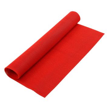 SAFEWARE/安赛瑞 镂空塑胶防滑地垫，红色 90*100cm 厚5mm，12281