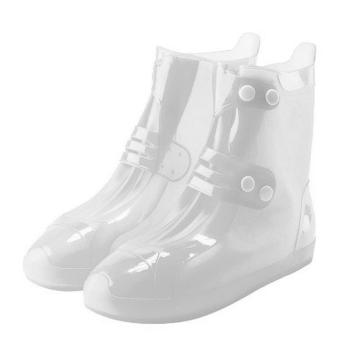 SAFEWARE/安赛瑞 加厚款防雨鞋套，白色，42至43码，28123