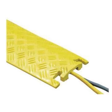 SAFEWARE/安赛瑞 轻型线缆保护带-高强度塑胶材质，抗压强度2吨，黄色，1000×270×40mm，11118