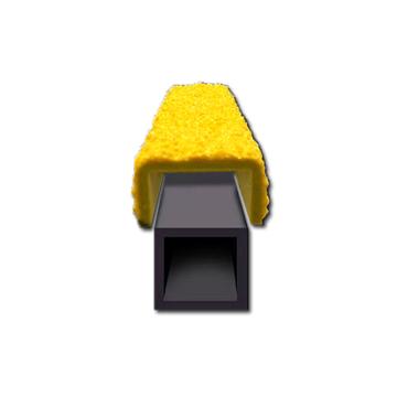 SAFEWARE/安赛瑞 爬梯踏棍防滑条，3mm玻璃钢，方形，黄色，Ф20×405mm（含安装配件），12094