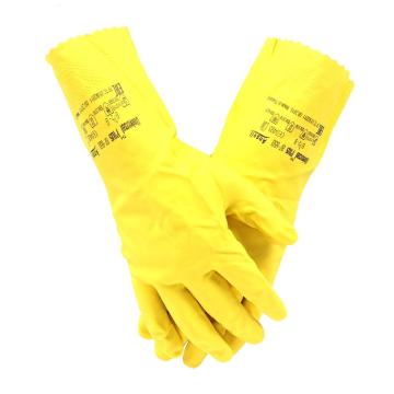 Ansell/安思尔 天然橡胶防化手套，87-650-L，核电站用天然橡胶手套 可家用清洁，12副/打