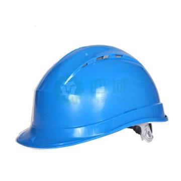 DELTAPLUS/代尔塔 安全帽，102012-BL，抗紫外线安全帽 蓝 插片式（不含下额带）