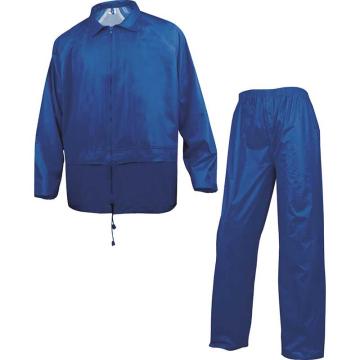 DELTAPLUS/代尔塔 涤纶雨衣套装，407003-L，藏青色