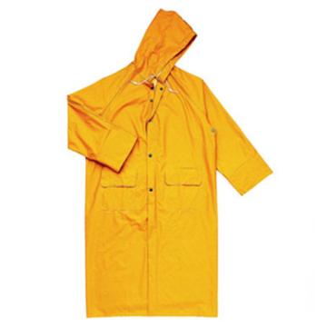 DELTAPLUS/代尔塔 连体式雨衣，MA305 407005，涤纶风衣版连体雨衣，黄色，L