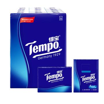 Tempo/得宝 无香迷你纸手帕，4层7张/包 36包/条 10条/箱 T0138D 单位：箱