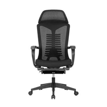 Deli/得力 160°可躺人体工学椅电脑椅主管椅电竞椅，91019S(黑色) 不含安装