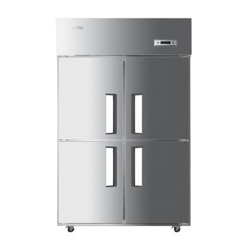 Haier/海尔 立式四门二藏二冻商用厨房大冰箱，SL-1020C2D2，1020L
