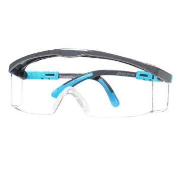 Honeywell/霍尼韦尔 S200G防冲击眼镜 透明镜片 静谧蓝镜框 耐刮擦,120500