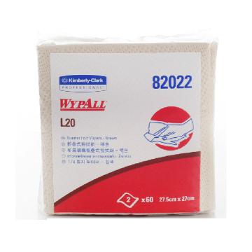 金佰利工业擦拭纸,WYPALL L20 折叠式82022,60张/包 24包/箱