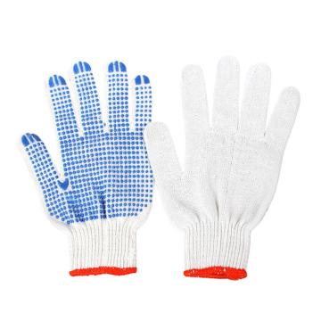 EXSAFETY/君御 劳保手套,7100D蓝点塑手套,600克