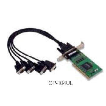 MOXA/摩莎 4串口RS-232Universal PCI串口卡,CP-104UL-DB9M