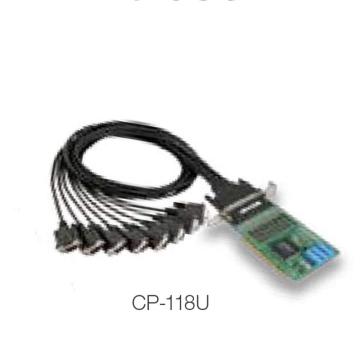 MOXA/摩莎 8口RS-232/422/485 Universal PCI多串口卡,CP-118U