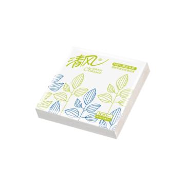 Breeze/清风 1层50张230×230mm餐巾纸,B702A 50张/包 96包/箱