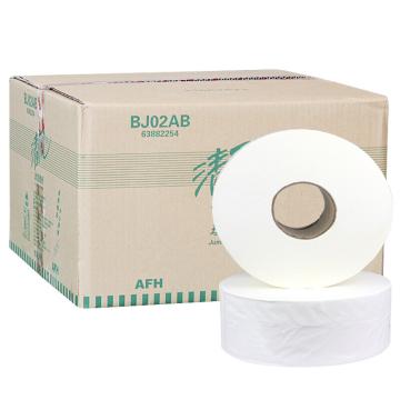 Breeze/清风(Breeze) 2层大卷纸,BJ02AB商务大盘纸巾 240米 12卷/箱