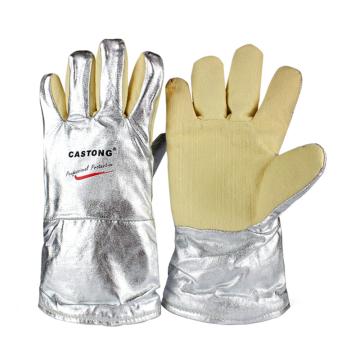CASTONG/卡司顿 隔热手套 ,YERR15-34 ,500°5指手背铝箔经济型耐高温手套