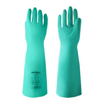 LANLANG/兰浪 丁腈橡胶手套 ,掌部厚度0.58mm ,绿色 ,SR145-8