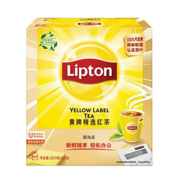 LIPTON/立顿 红茶包商用装 ,S100 2g*100包 按盒起售