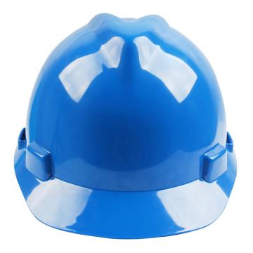 MSA/梅思安 V-Gard ABS标准型安全帽 ,10172893 ,蓝 超爱戴帽衬 D型下颏带