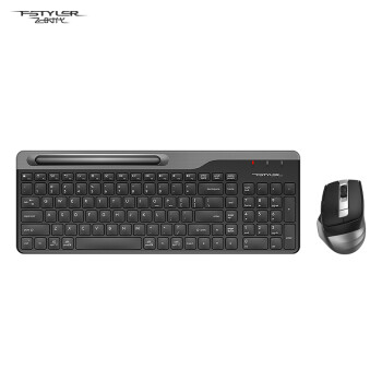 A4tech/双飞燕 ,FG2535无线键盘鼠标套装 灰色