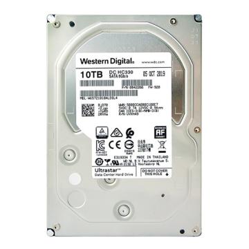 WD/西部数据 企业级硬盘 ,WUS721010ALE6L4 10TB Ultrastar DC HC330 SATA 7200转 256MB CMR