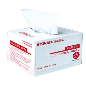 SYSBEL/西斯贝尔 无尘擦拭纸 ,SWF101 280张/盒 60盒/箱 白色 抽取式