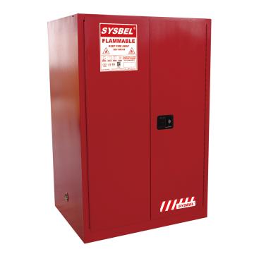 SYSBEL/西斯贝尔 可燃液体安全柜 ,FM认证 ,90加仑/340升 ,红色/手动 ,不含接地线 ,WA810860R