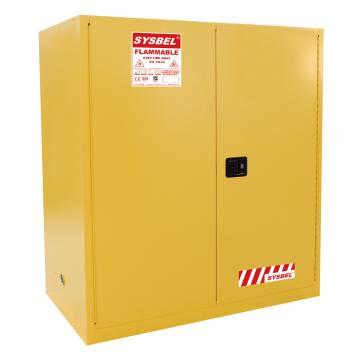 SYSBEL/西斯贝尔 易燃液体安全柜-油桶型 ,CE认证 ,115加仑/434升 ,黄色/手动 ,不含接地线 ,WA810115