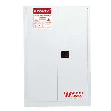 SYSBEL/西斯贝尔 毒品安全储存柜 ,FM认证 ,45加仑/170升 ,白色/手动 ,不含接地线 ,WA810450W