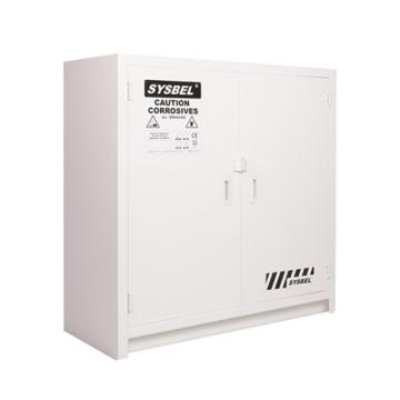 SYSBEL/西斯贝尔 PP耐酸碱安全柜（台下式） ,24加仑/90升 ,双门/手动 ,ACP810024