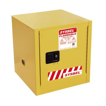 SYSBEL/西斯贝尔 易燃液体安全柜 ,CE认证 ,10加仑/38升 ,黄色/手动 ,不含接地线 ,WA810100