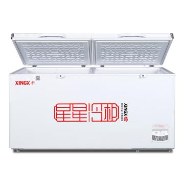 XINGX/星星 518L商用卧式 单温冰柜冷藏冷冻转换冷柜 ,BD/BC-528GE（原BD/BC-518G） ,机械温控 ,常规大柜