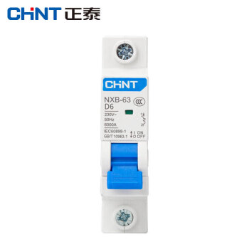 CHINT/正泰 微型断路器 ,NXB-63 1P 6A D型
