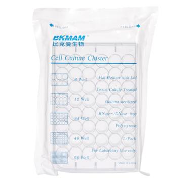 BKMAM/比克曼生物 细胞培养板（贴壁）48孔带盖，110307003，1个/袋，50袋/箱