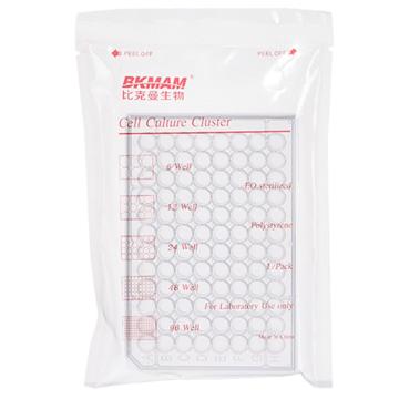 BKMAM/比克曼生物 细胞培养板（96孔平底，有盖），110303010，1个/袋，100袋/箱