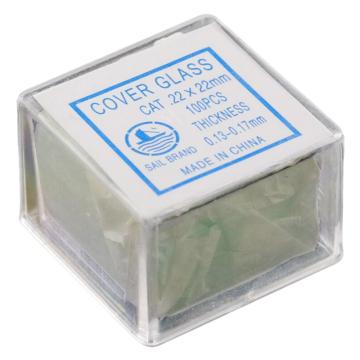 ICEY/冰禹 BYA-280 载玻片 显微镜用玻片 生物切片标本制作耗材，22*22mm(5盒)，5盒/箱