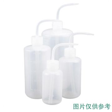 ICEY/冰禹 BY-2021 塑料白色弯头管洗瓶 带刻度LDPE冲洗瓶 加厚洗瓶，500ML 3个，3个/箱