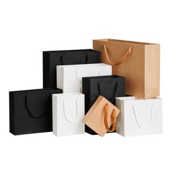 ICEY/冰禹 手提纸袋包装袋 礼品袋手提袋 黑卡纸，20*10*28cm（竖款）BYlj-205