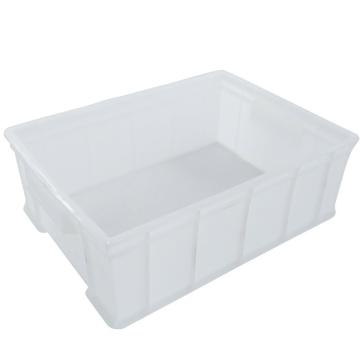 ICEY/冰禹 加厚塑料物流周转箱，工具零件盒收纳箱，BY-5S1，4号白，外尺寸：410*310*145mm