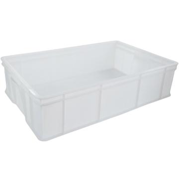 ICEY/冰禹 加厚塑料物流周转箱，工具零件盒收纳箱，BY-5S1，1号白，外尺寸：710*455*180mm