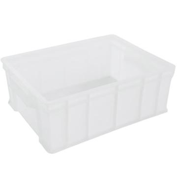 ICEY/冰禹 加厚塑料物流周转箱，工具零件盒收纳箱，BY-5S1，5号白，外尺寸：340*270*130mm