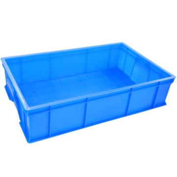 ICEY/冰禹 加厚塑料物流周转箱，工具零件盒收纳箱，BY-5S1，2号蓝，外尺寸：650*410*155mm