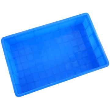 ICEY/冰禹 加厚塑料物流周转箱，工具零件盒收纳箱，BY-5S1，6号蓝，外尺寸：347*248*94mm