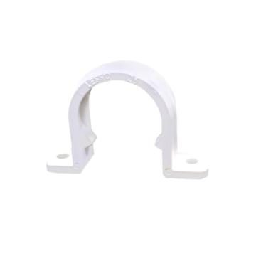LESSO/联塑 U型管夹PVC电工套管配件白色 φ25