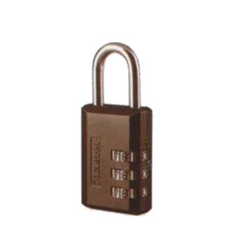 Master Lock/玛斯特锁具 5mm锌锁钩，24mm锁钩净高，30mm宽，3位数字可重设密码锁，647D