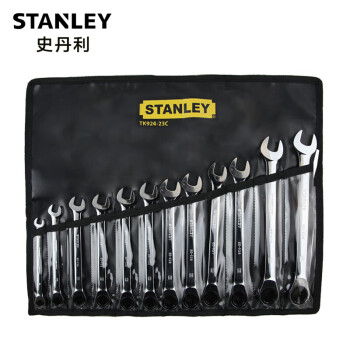 STANLEY/史丹利 12件公制棘开两用快扳套装，TK924-23C