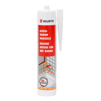 WURTH/伍尔特 酸性防霉硅酮密封胶，08925602，亮白色，310ML/支