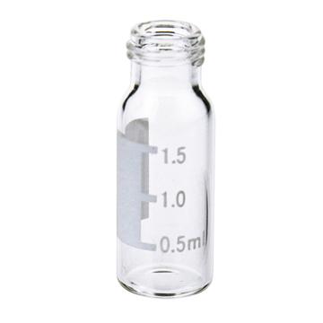 SAFEWARE/安赛瑞 玻璃顶空进样瓶，透明，1.5ml，带刻度，100个，不含盖垫，601389