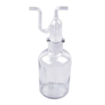 SAFEWARE/安赛瑞 玻璃气体洗瓶，孟氏洗瓶，多空洗瓶，化学实验室洗气瓶，直管式洗瓶250ml，601497